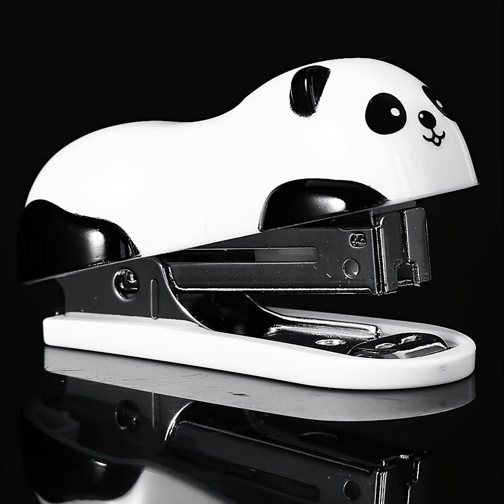 Panda Stapler, Cute Stapler Office Supplies Desktop Stapler Standard Pretty Accessories Commercial Business Decoration Desktop Office Handheld Stapler, School Office Supplies - Renee Lane Company
