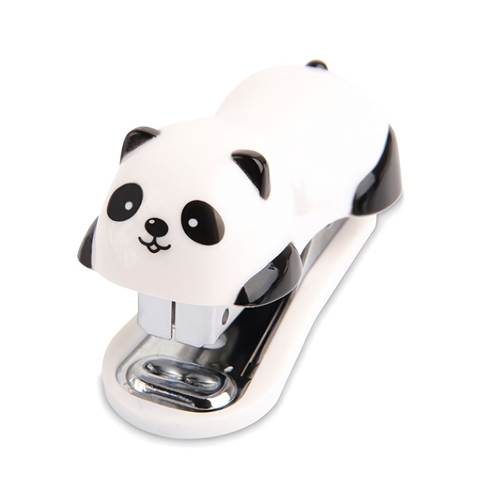 Panda Stapler, Cute Stapler Office Supplies Desktop Stapler Standard Pretty Accessories Commercial Business Decoration Desktop Office Handheld Stapler, School Office Supplies - Renee Lane Company