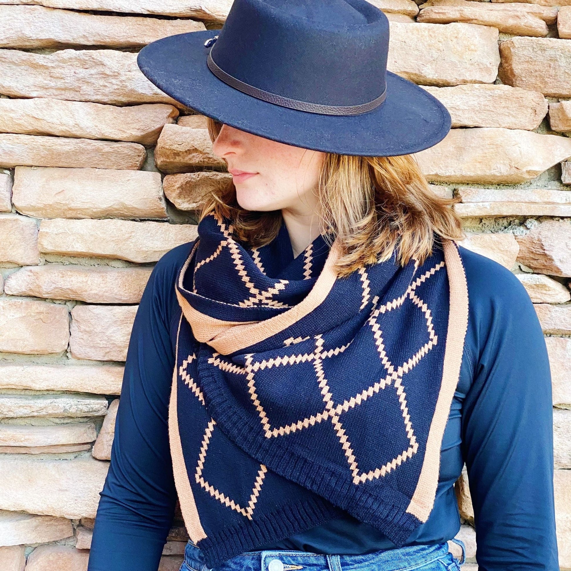 Paris Class Knit Scarf - Renee Lane Company