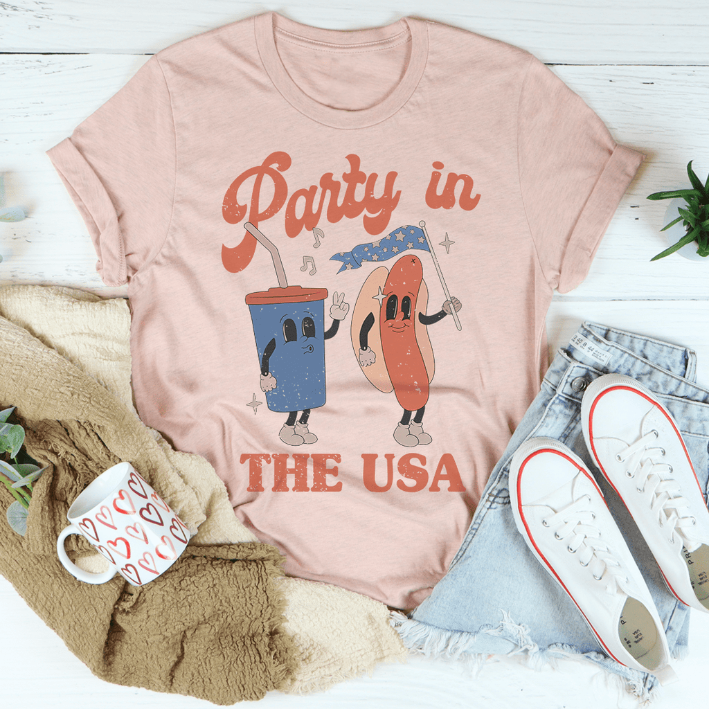 Party In The USA T-Shirt - Renee Lane Company