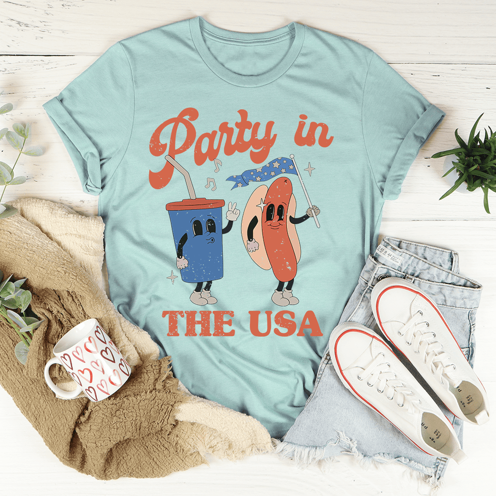 Party In The USA T-Shirt - Renee Lane Company