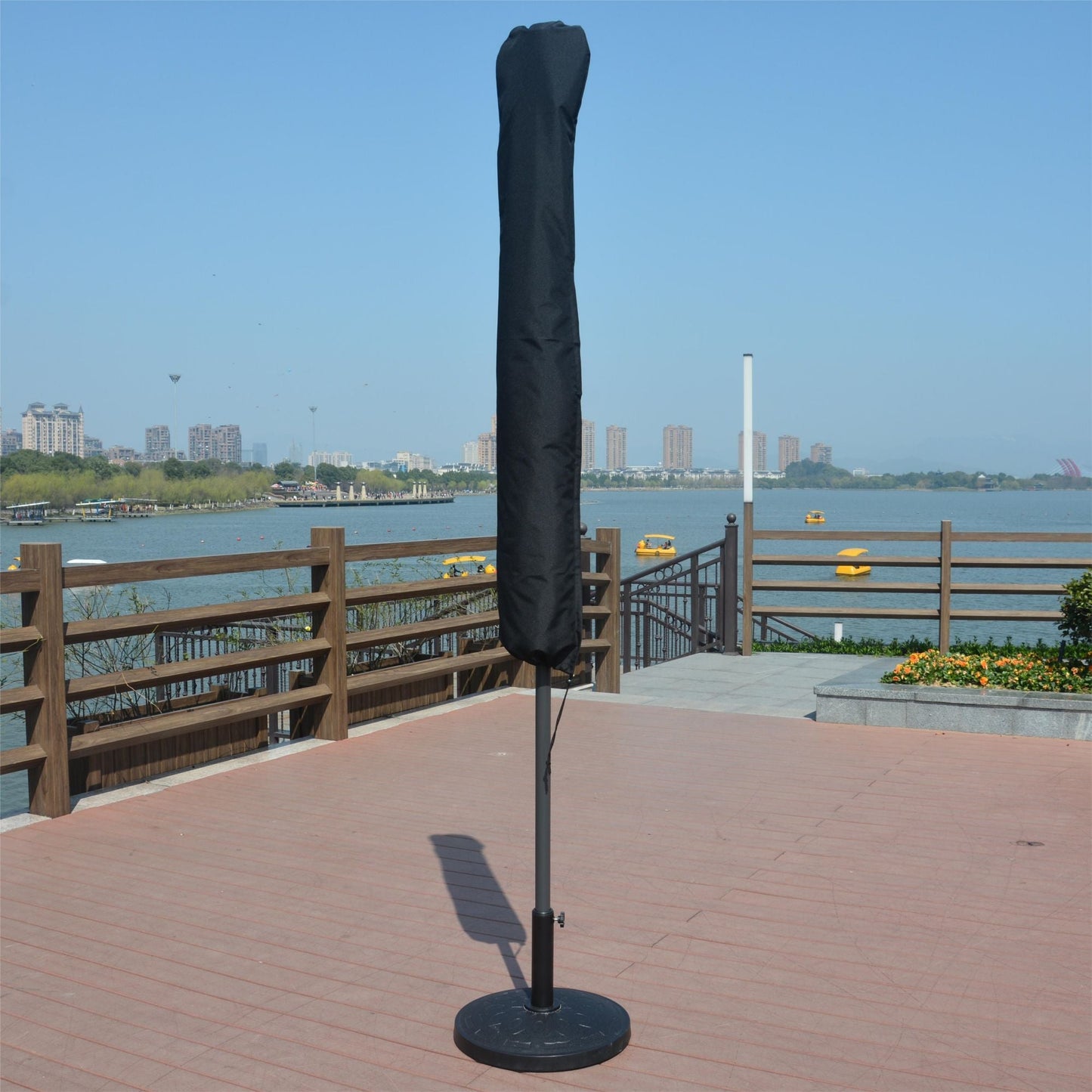 Patio All-Season Umbrella Cover - Built-in Vents, Waterproof and Durable Polyester - Renee Lane Company