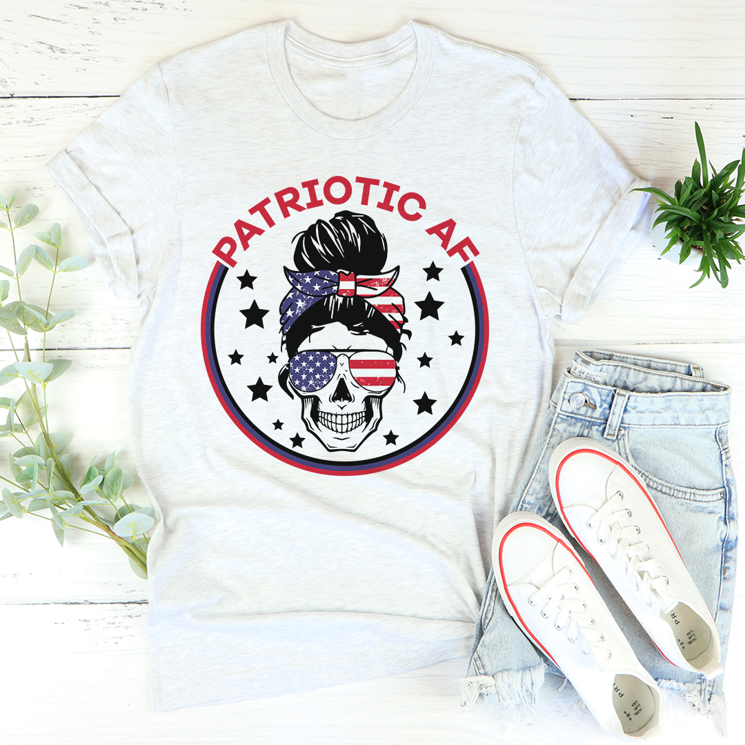 Patriotic AF T-Shirt - Renee Lane Company