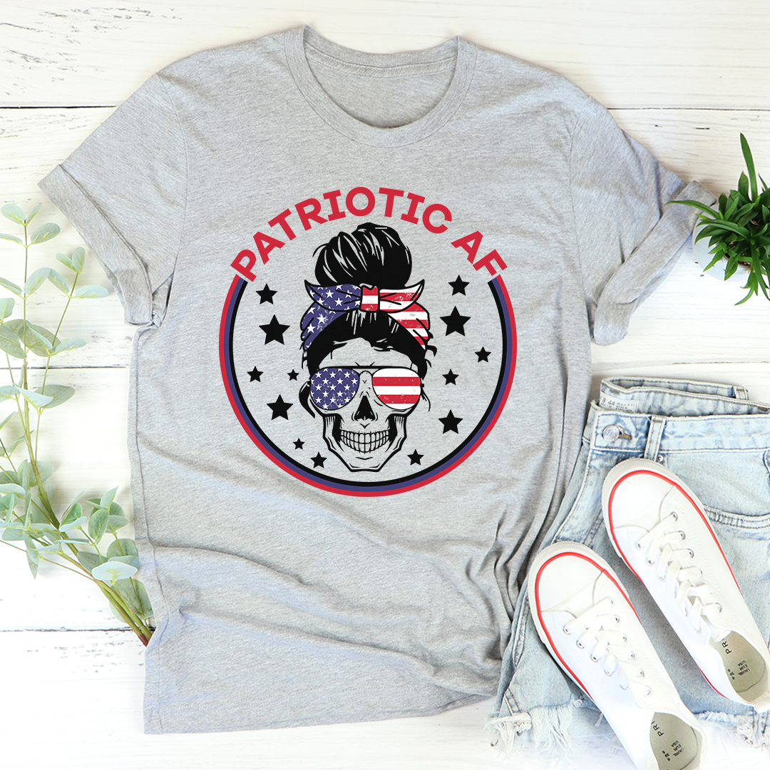 Patriotic AF T-Shirt - Renee Lane Company