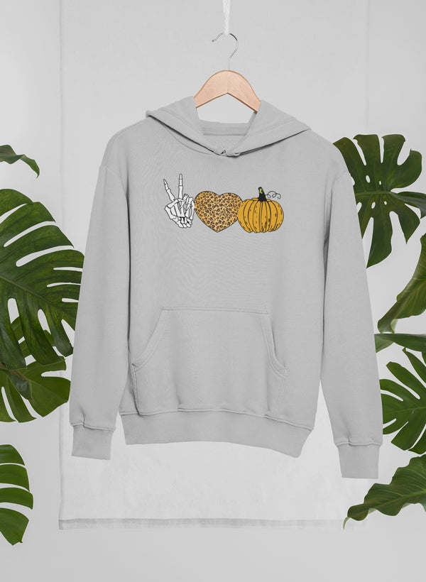 Peace Love Halloween Hoodie - Renee Lane Company