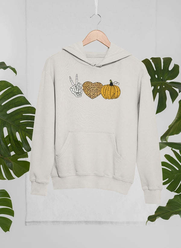 Peace Love Halloween Hoodie - Renee Lane Company