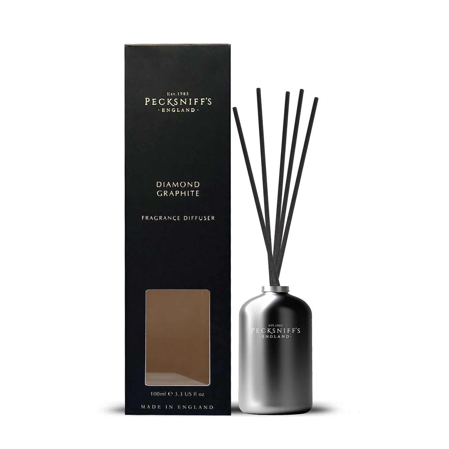 Pecksniffs Nordic Pine and Juniper Berries Diffuser | 100ml/3.38 Fl Oz - Renee Lane Company