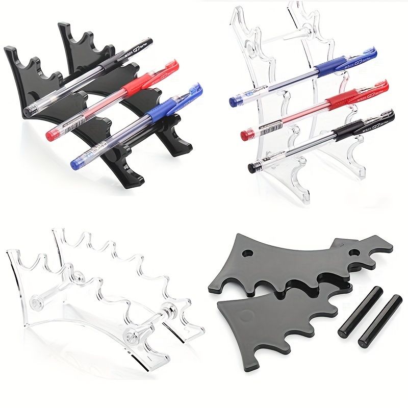 Pencil Pen Makeup Brush Eyebrow Acrylic Display Rack Organizer Holder - Renee Lane Company