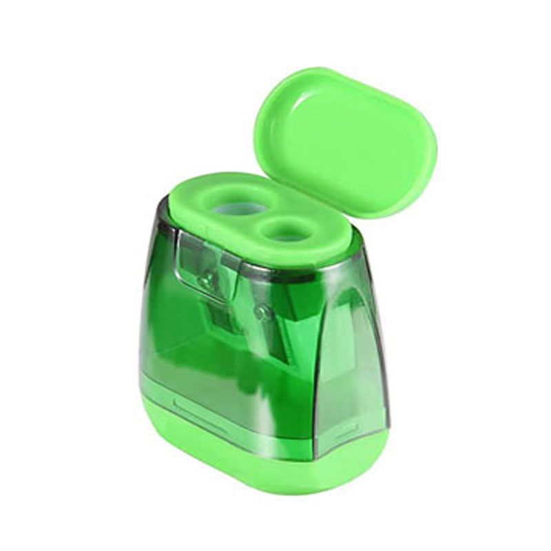 Pencil Sharpeners, Manual Pencil Sharpener,Dual Holes Handheld Pencil Sharpeners With Lid For Kids Adults School Office Home Supply - Renee Lane Company
