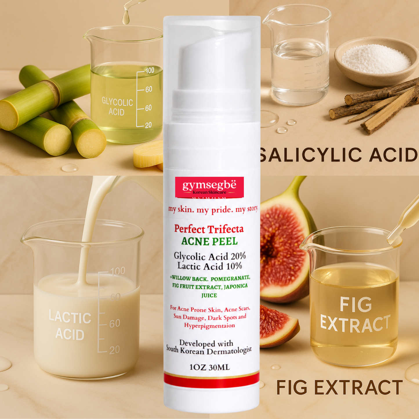 Perfect Trifecta Acne Peel - Renee Lane Company