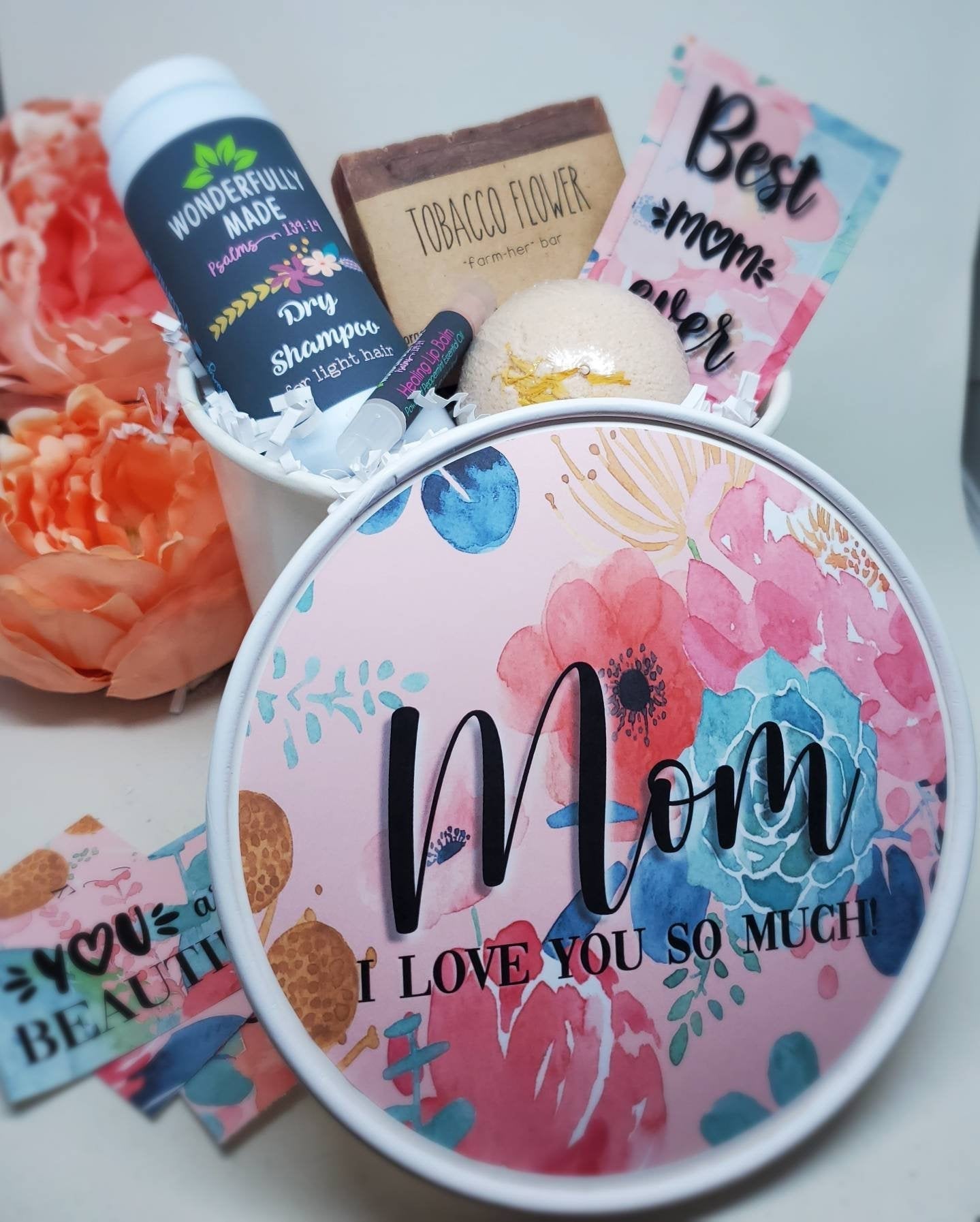 Personalized Gift Bundle | Spa Gift Basket | Organic All Natural Self Care Package | Custom Name | Mothers Day gift for her bucket | Bath - Renee Lane Company