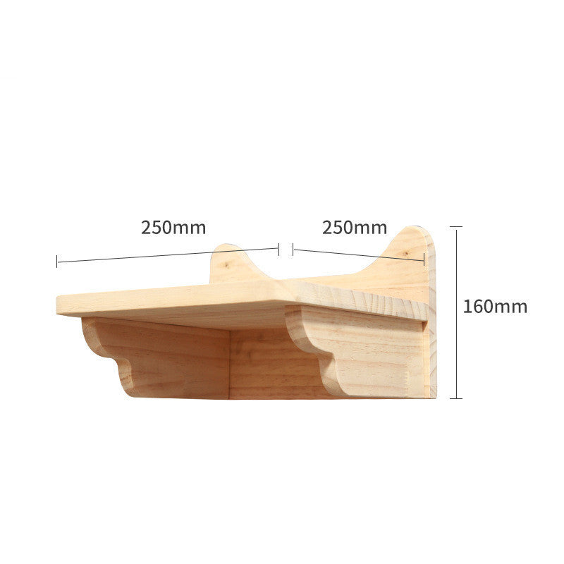 Pet Cat Climbing Frame Wall Type Solid Wood Wall Hanging Platform Ladder Pets Accessories - Renee Lane Company