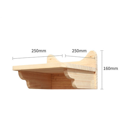 Pet Cat Climbing Frame Wall Type Solid Wood Wall Hanging Platform Ladder Pets Accessories - Renee Lane Company