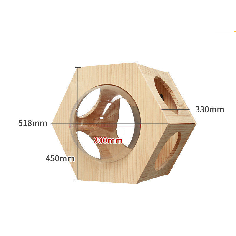 Pet Cat Climbing Frame Wall Type Solid Wood Wall Hanging Platform Ladder Pets Accessories - Renee Lane Company