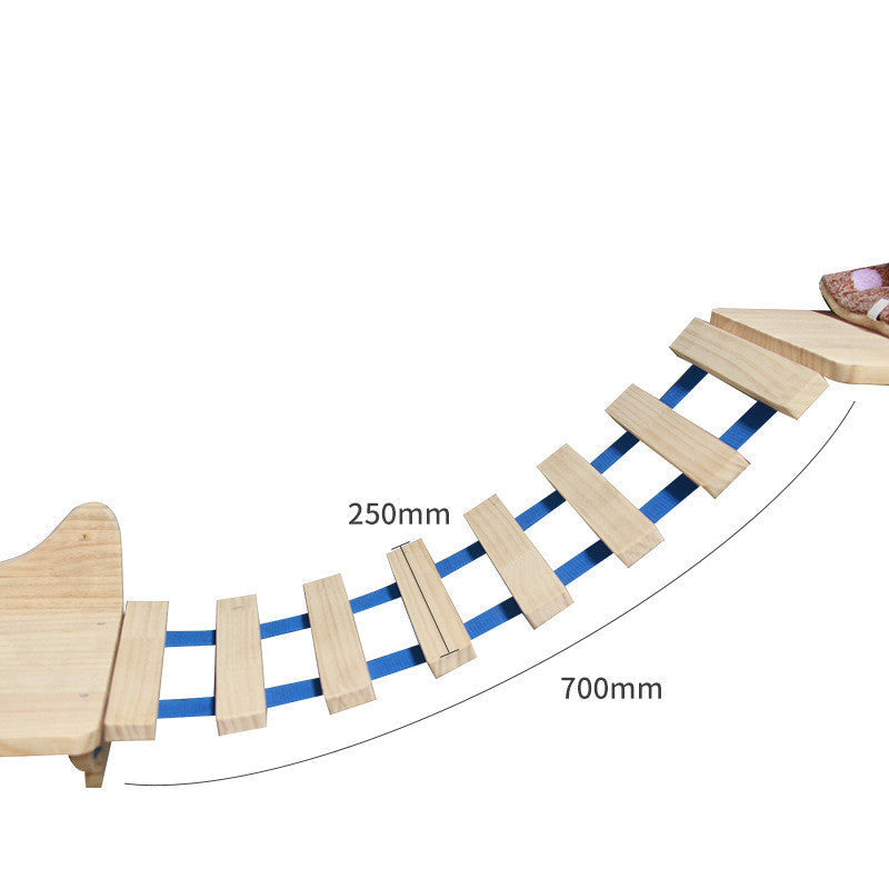 Pet Cat Climbing Frame Wall Type Solid Wood Wall Hanging Platform Ladder Pets Accessories - Renee Lane Company