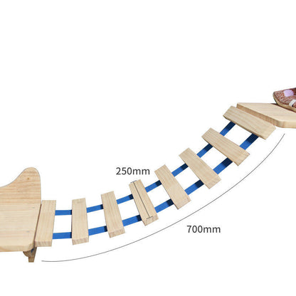 Pet Cat Climbing Frame Wall Type Solid Wood Wall Hanging Platform Ladder Pets Accessories - Renee Lane Company