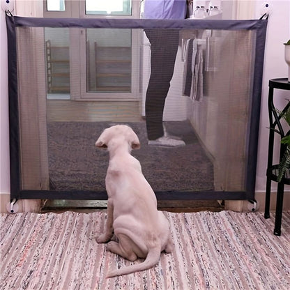 Pet Dog Gate Network Fence Stairs Folding Breathable Mesh Enclosure Dog Fence Child Safety Barrier Pet Playpen Articles - Renee Lane Company
