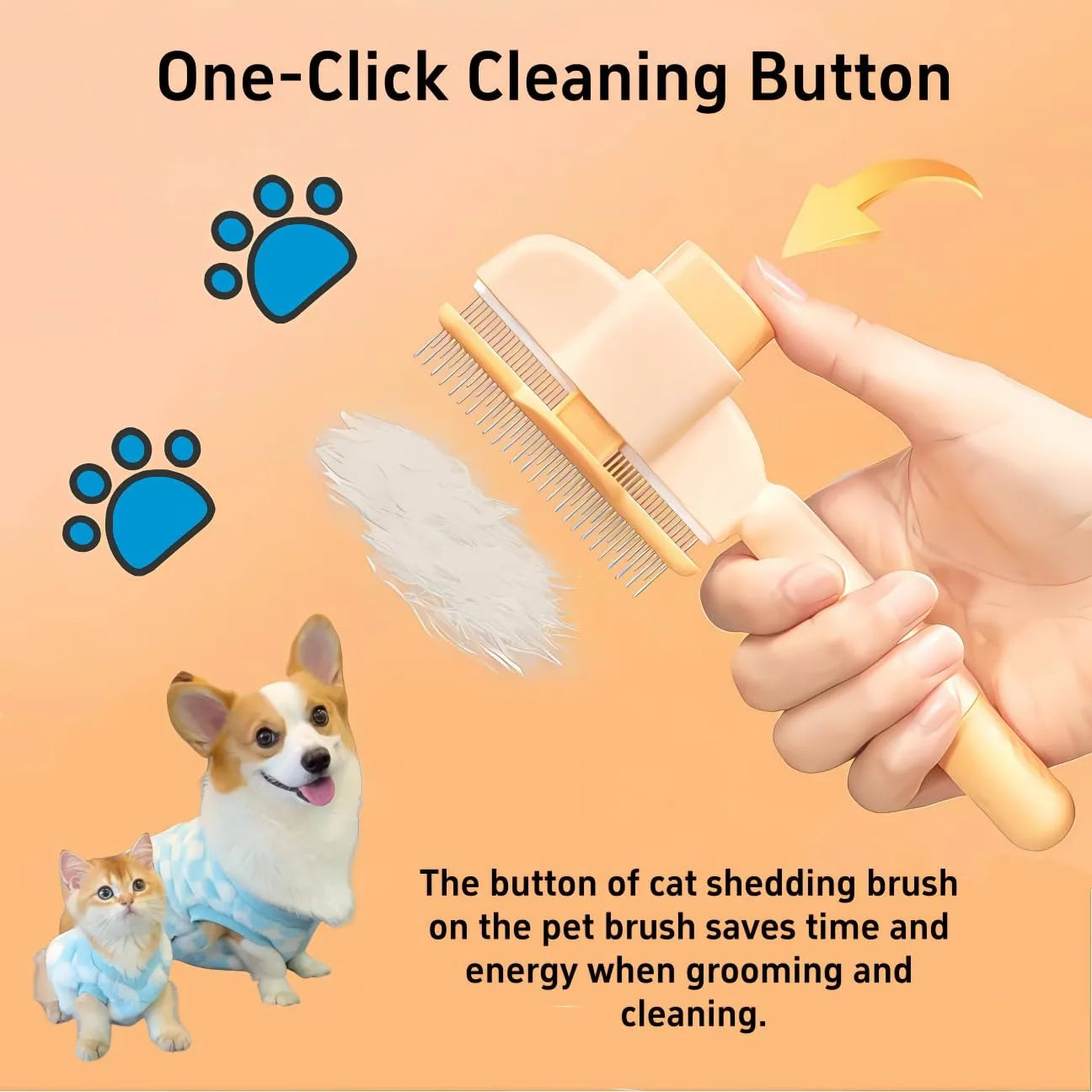 Pet Hair & Flea Comb - Renee Lane Company