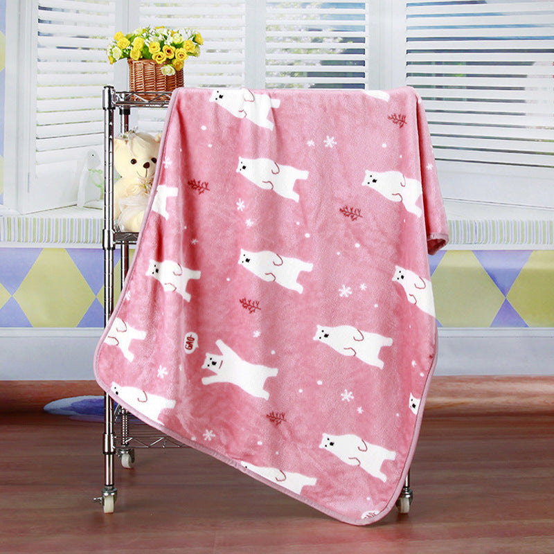 Pet Quilt Warm Blanket Coral Fleece Antifreeze Autumn And Winter Pets - Renee Lane Company