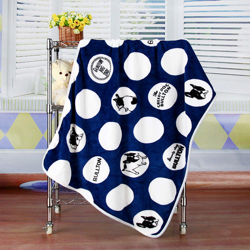 Pet Quilt Warm Blanket Coral Fleece Antifreeze Autumn And Winter Pets - Renee Lane Company