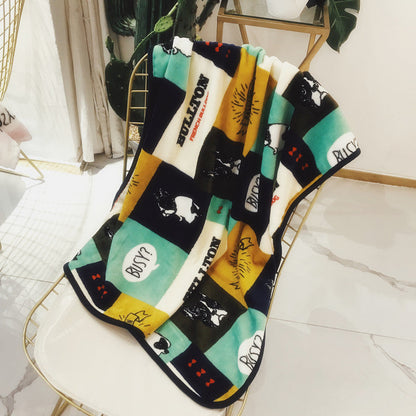 Pet Quilt Warm Blanket Coral Fleece Antifreeze Autumn And Winter Pets - Renee Lane Company