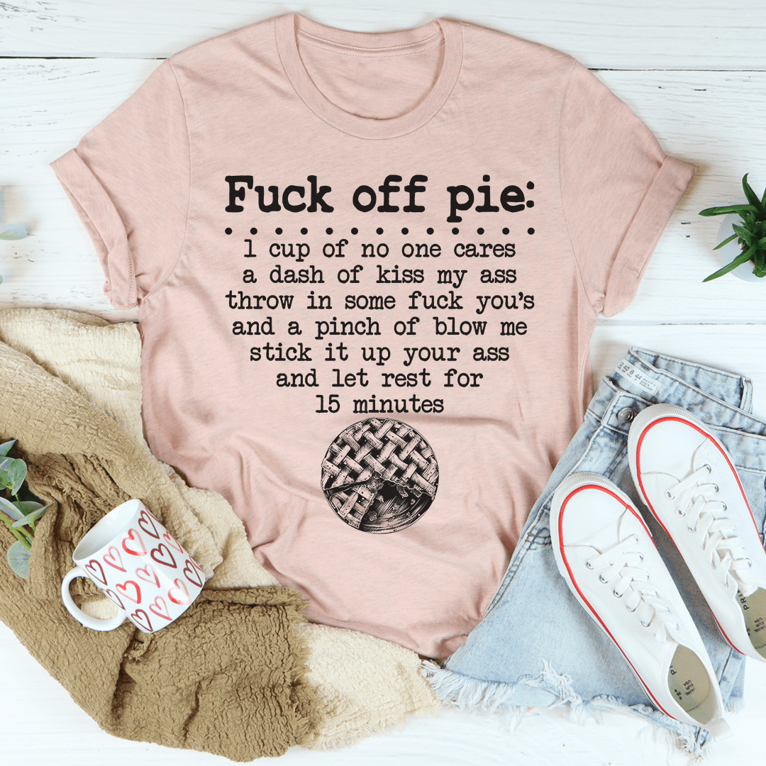 Pie Recipe T-Shirt - Renee Lane Company
