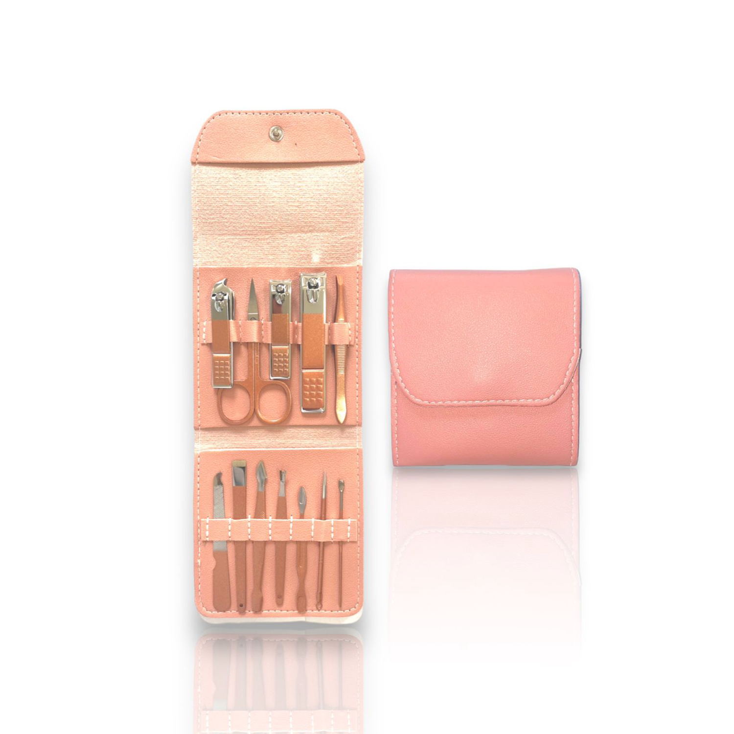 Pink 12 Piece Nail Care Set - Renee Lane Company