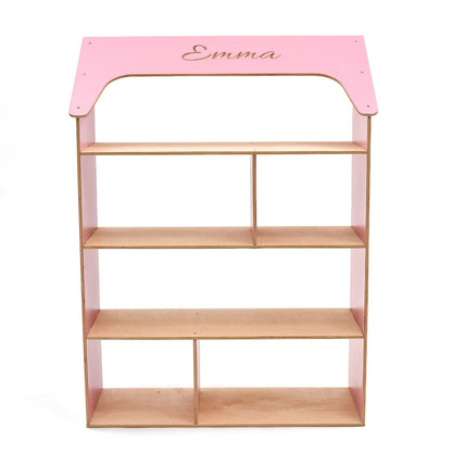 Pink Dollhouse Bookcase - Renee Lane Company