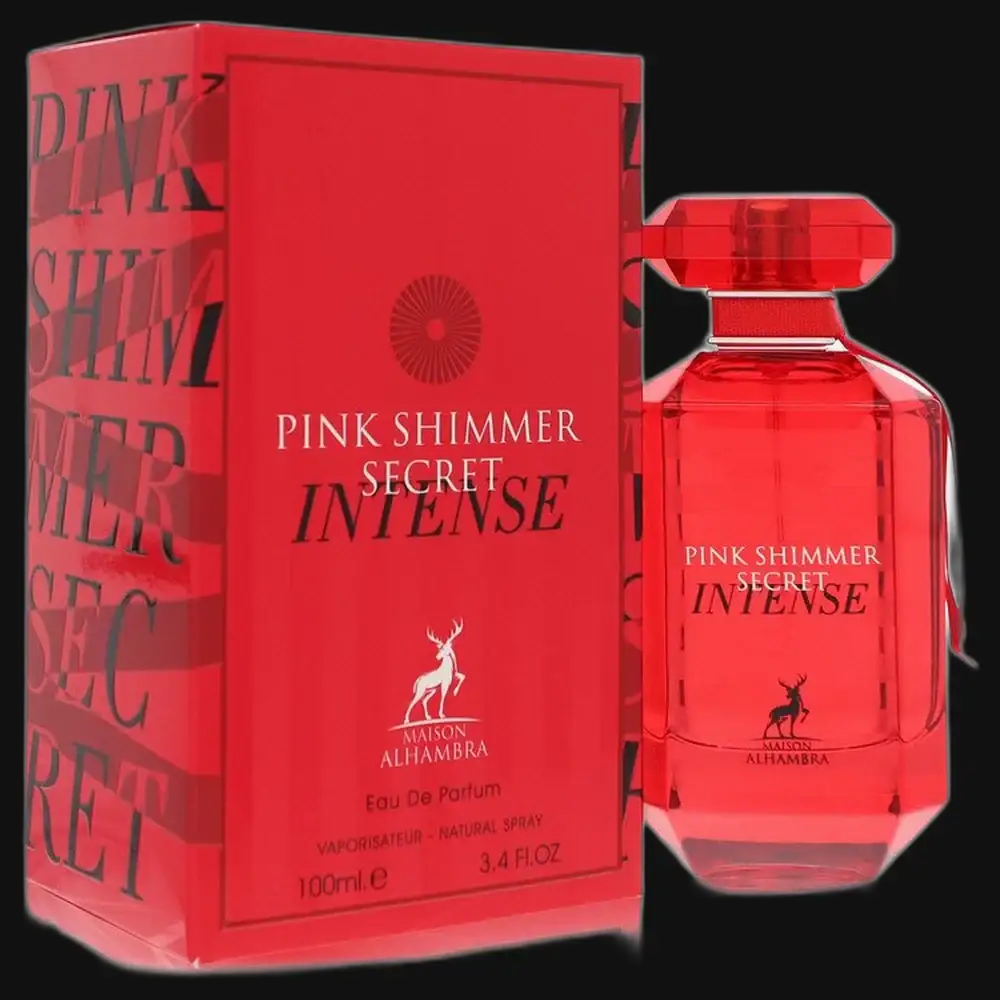 Pink Shimmer Secret Intense By Maison Alhambra Perfume for Women - Renee Lane Company