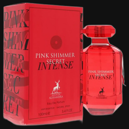 Pink Shimmer Secret Intense By Maison Alhambra Perfume for Women - Renee Lane Company