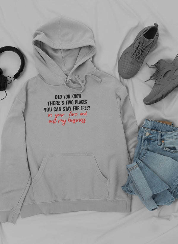 Places You Can Stay For Free Hoodie - Renee Lane Company