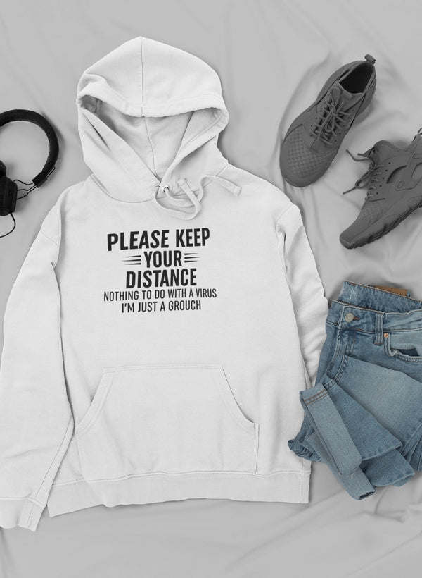 Please Keep Your Distance Hoodie - Renee Lane Company
