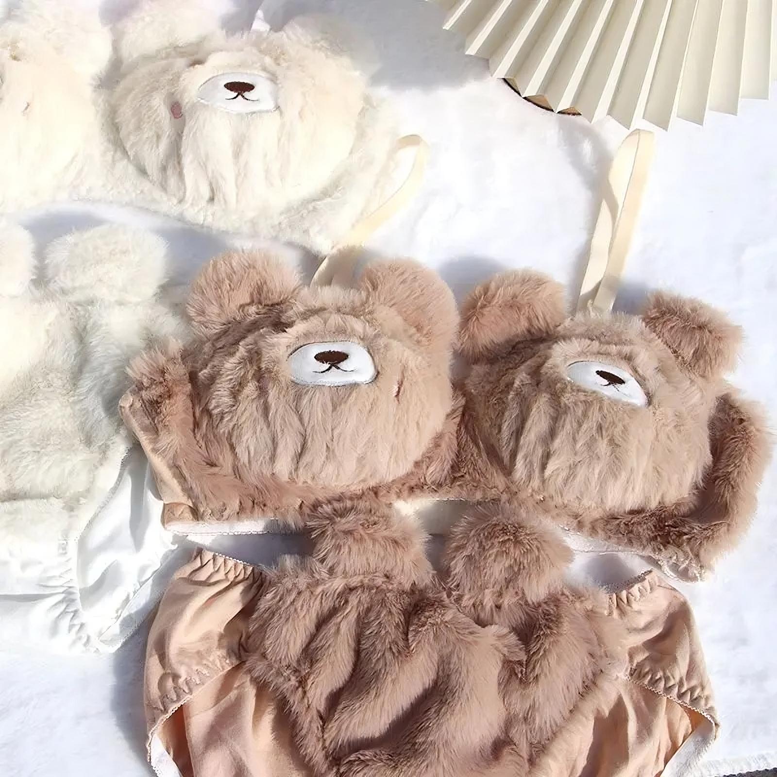 Plush Bra Lingerie Set - Renee Lane Company