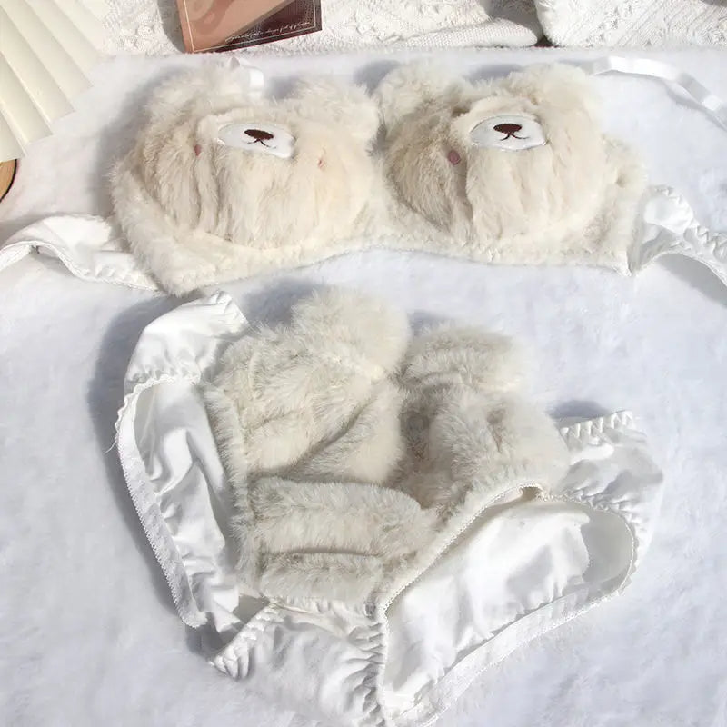 Plush Bra Lingerie Set - Renee Lane Company