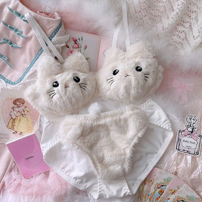 Plush Bra Lingerie Set - Renee Lane Company