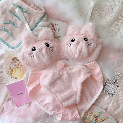 Plush Bra Lingerie Set - Renee Lane Company