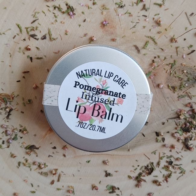 Pomegranate Infused Lip Balm - Renee Lane Company