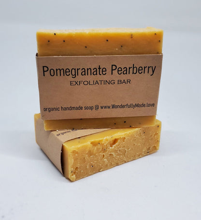 Pomegranate Pearberry Soap | Exfoliating Soap Bar | Natural - Renee Lane Company