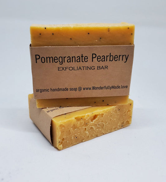 Pomegranate Pearberry Soap | Exfoliating Soap Bar | Natural - Renee Lane Company