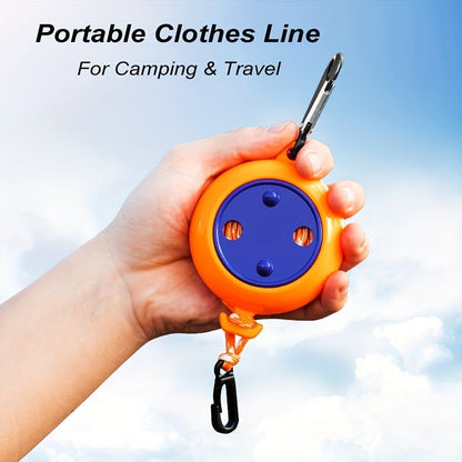 Portable Adjustable 26ft Travel Clothesline Camping Clothes Line, Laundry Dry Rope For Outdoor Fishing Camping And Indoor - Renee Lane Company