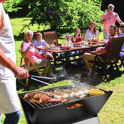 Portable BBQ Barbecue Grill Foldable Charcoal Grill Camping Garden Outdoor Travel - Renee Lane Company
