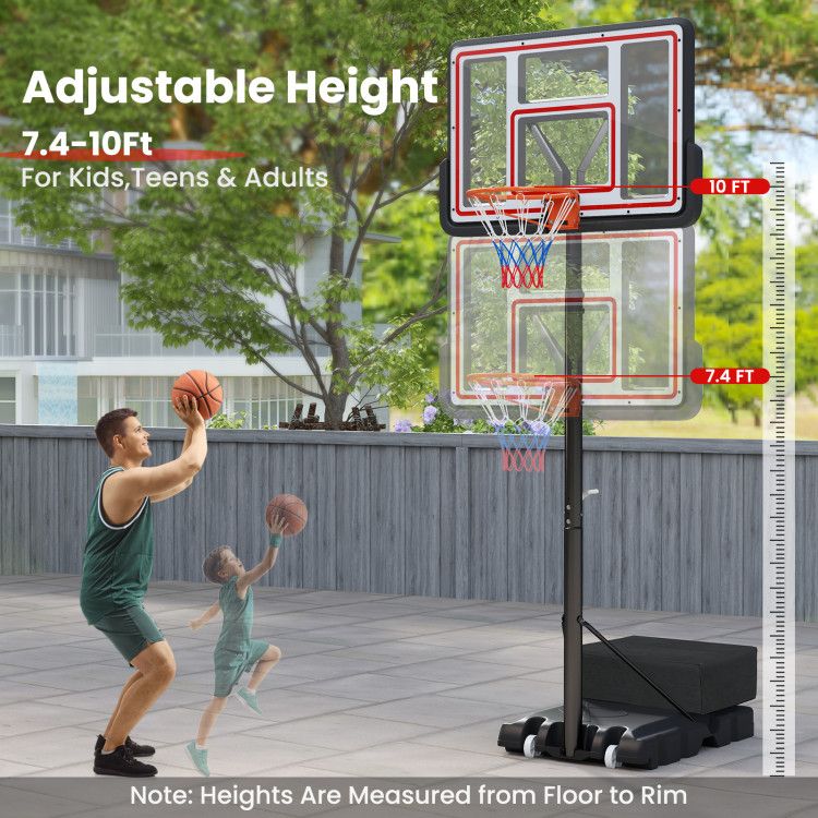 Portable Basketball Hoop Adjustable Basketball Goal System - Renee Lane Company