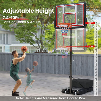 Portable Basketball Hoop Adjustable Basketball Goal System - Renee Lane Company