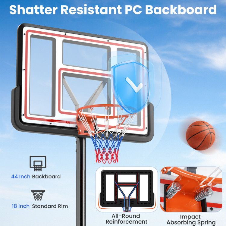 Portable Basketball Hoop Adjustable Basketball Goal System - Renee Lane Company