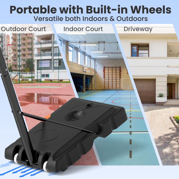 Portable Basketball Hoop Adjustable Basketball Goal System - Renee Lane Company