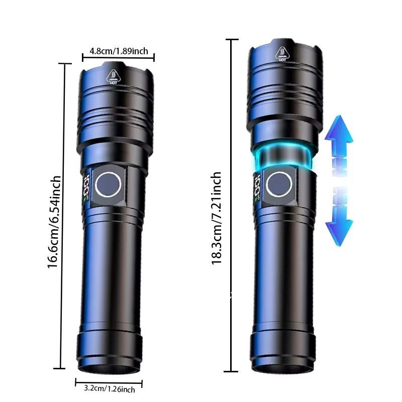 Portable LED Rechargeable Flashlight for Night Walking - Renee Lane Company