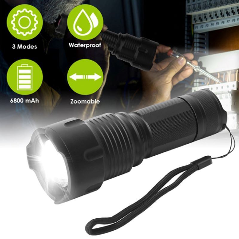 Portable LED Rechargeable Flashlight for Night Walking - Renee Lane Company