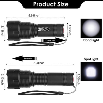 Portable LED Rechargeable Flashlight for Night Walking - Renee Lane Company