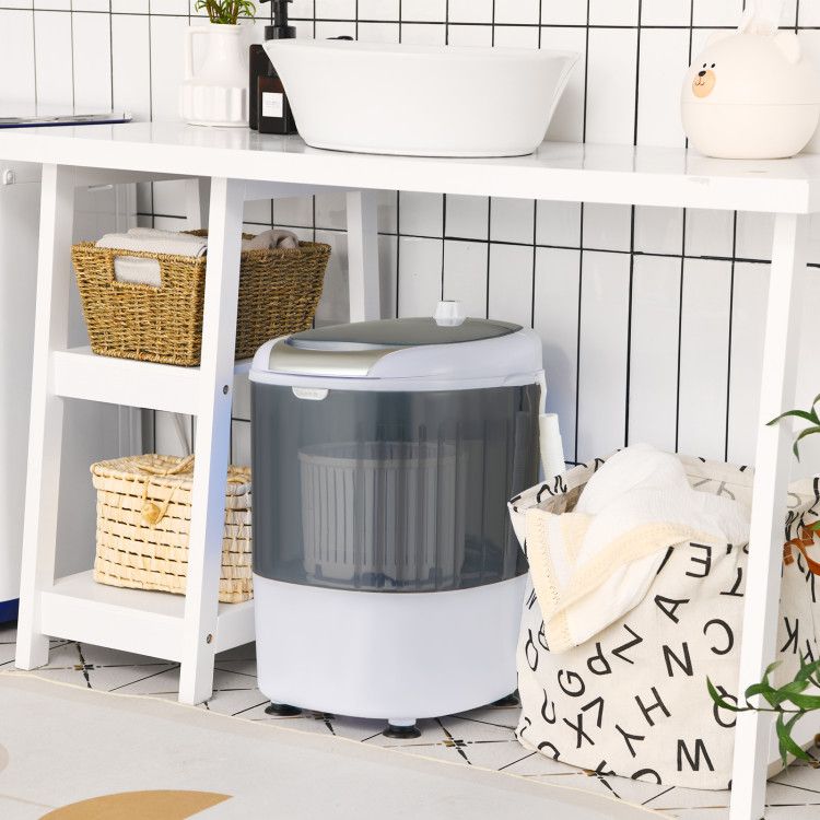 Portable Mini Washing Machine Semi-Automatic Washer and Spinner Combo with Single Tub - Renee Lane Company
