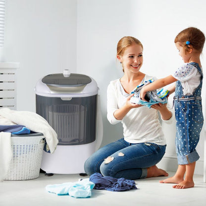 Portable Mini Washing Machine Semi-Automatic Washer and Spinner Combo with Single Tub - Renee Lane Company
